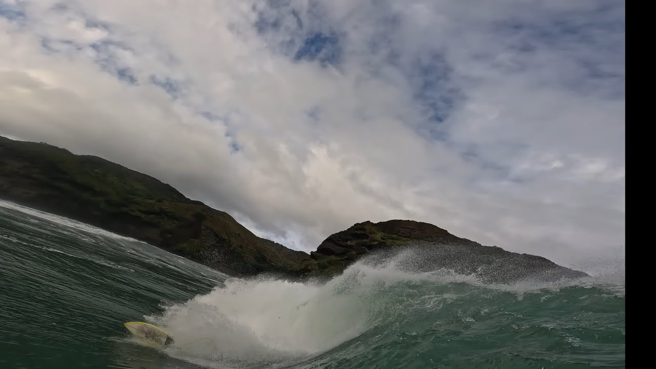 Big Swell at Piha #piha #surf #newzealand #nz #surfing #gopro #vibes