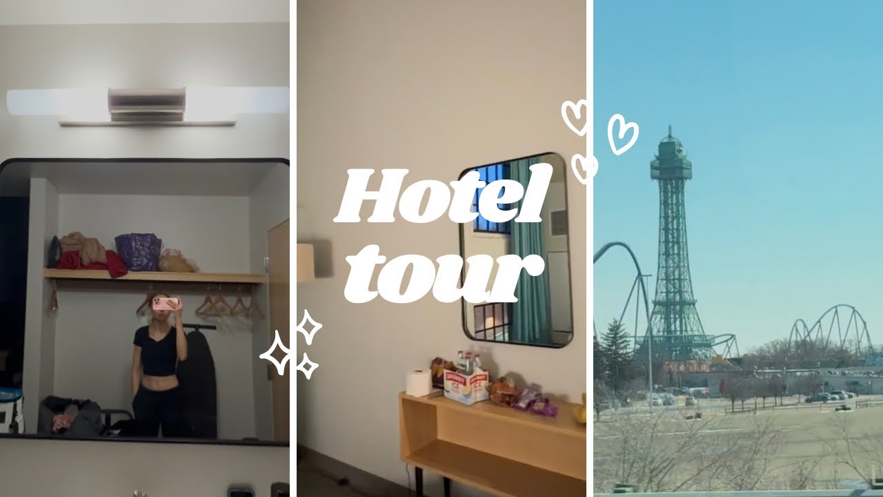 HOTEL ROOM TOUR Cincinnati Ohio for CLUB VOLLEYBALL VLOG
