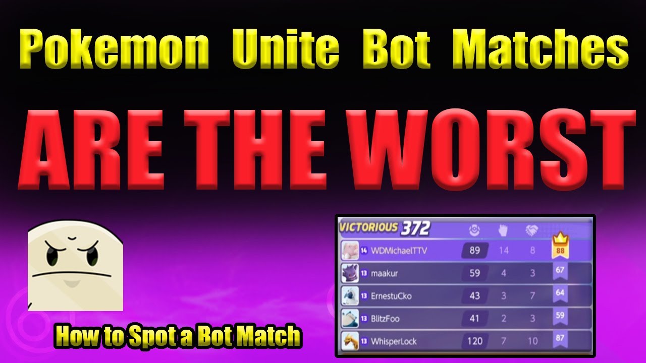 Pok&eacute;mon Unite Bot Matches Are Ruining The Game!