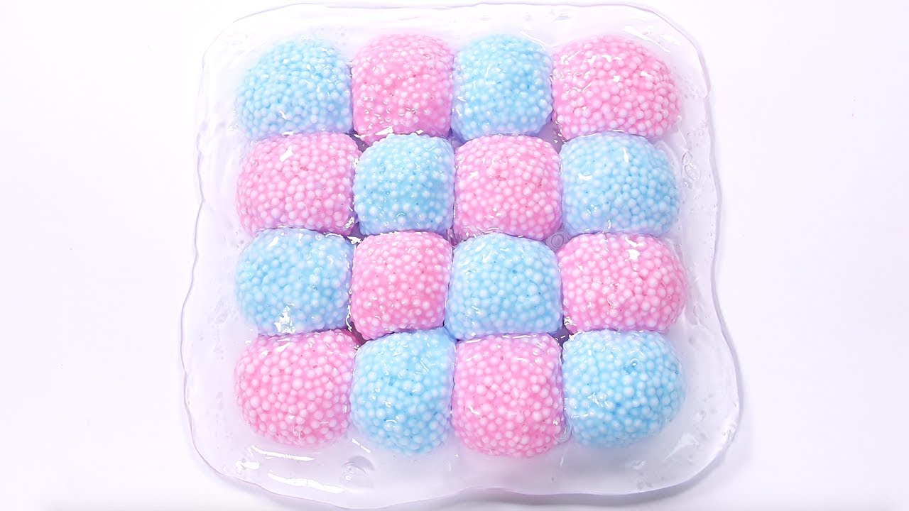 【ASMR】つぶつぶボールスライム【音フェチ】CRUNCHY BALL SLIME【SlimeTube】