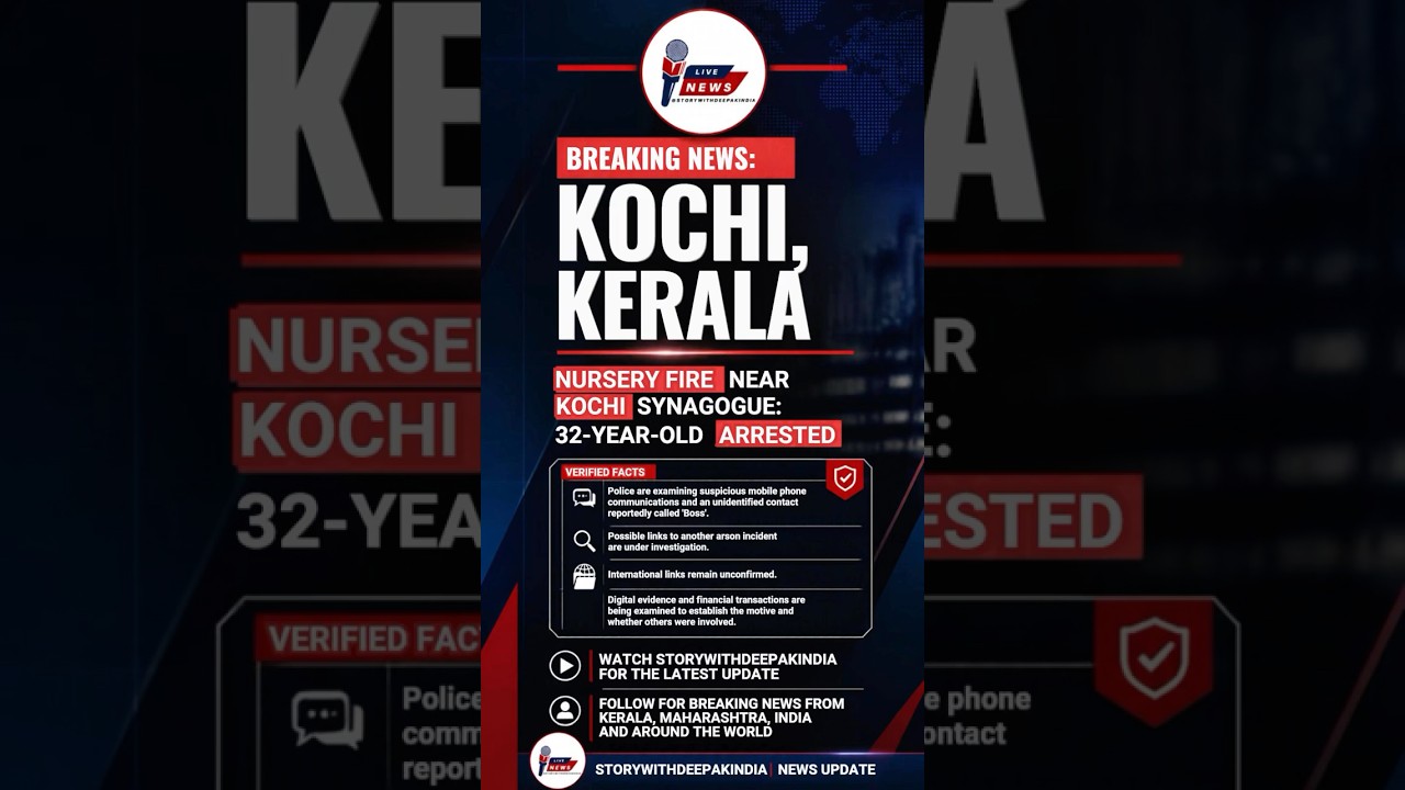 Who Is the Mysterious &lsquo;Boss&rsquo;? Kochi Arson Investigation Deepens @storywithdeepakindia