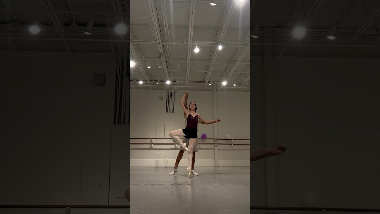 Partnering with Houston Ballet First Soloist Gian Carlo Perez!! 🤩