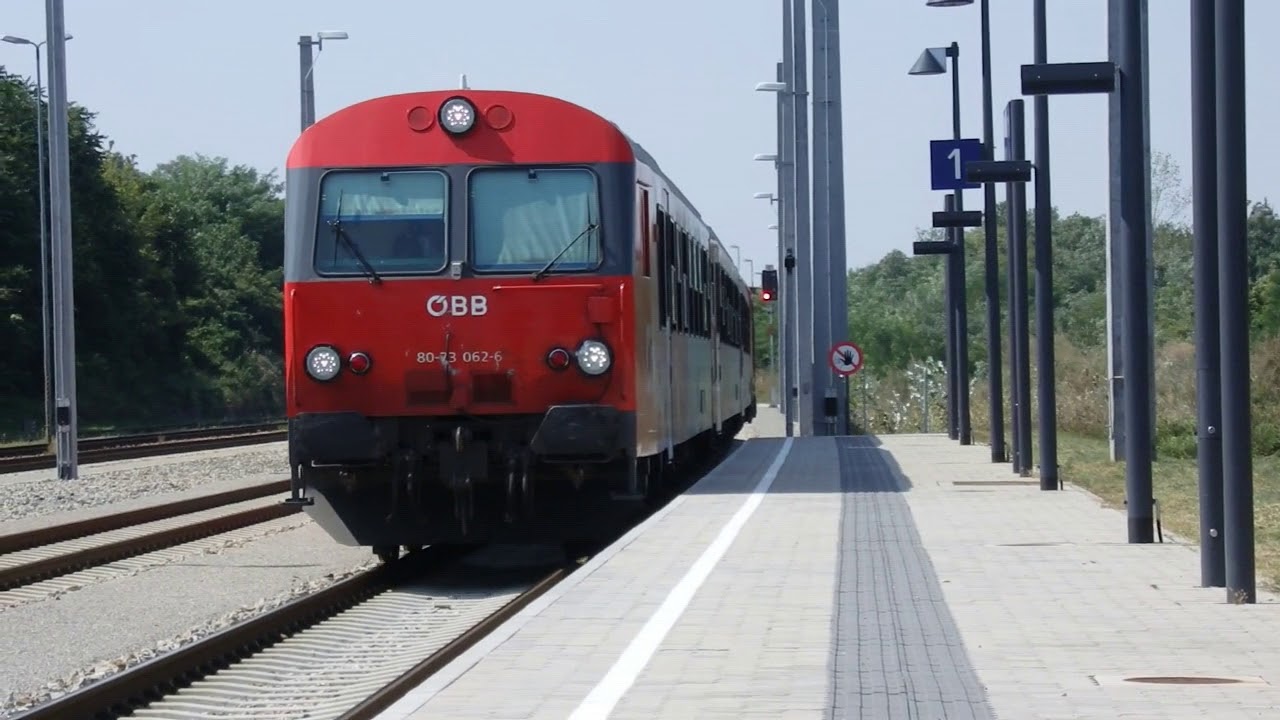 Betrieb im Bahnhof Marchegg am 8.8.2018