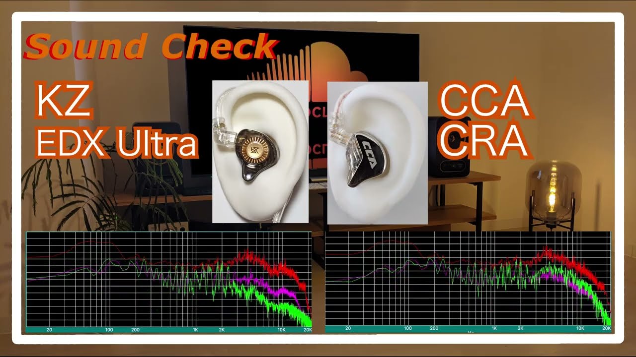 KZ EDX Ultra vs CCA CRA [ IEMs Chinese In-Ear headphones Sound Comparison 中華イヤホン]
