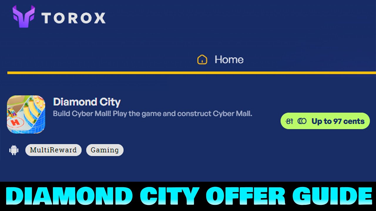 Diamond City Torox Offer Basic Guide For Building Cryber Mall 🤑 @shirtlessdigital