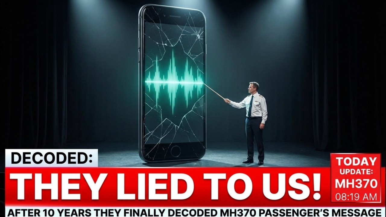 Спустя 10 лет им наконец удалось расшифровать сообщение пассажира рейса MH370 — его смысл парализ...