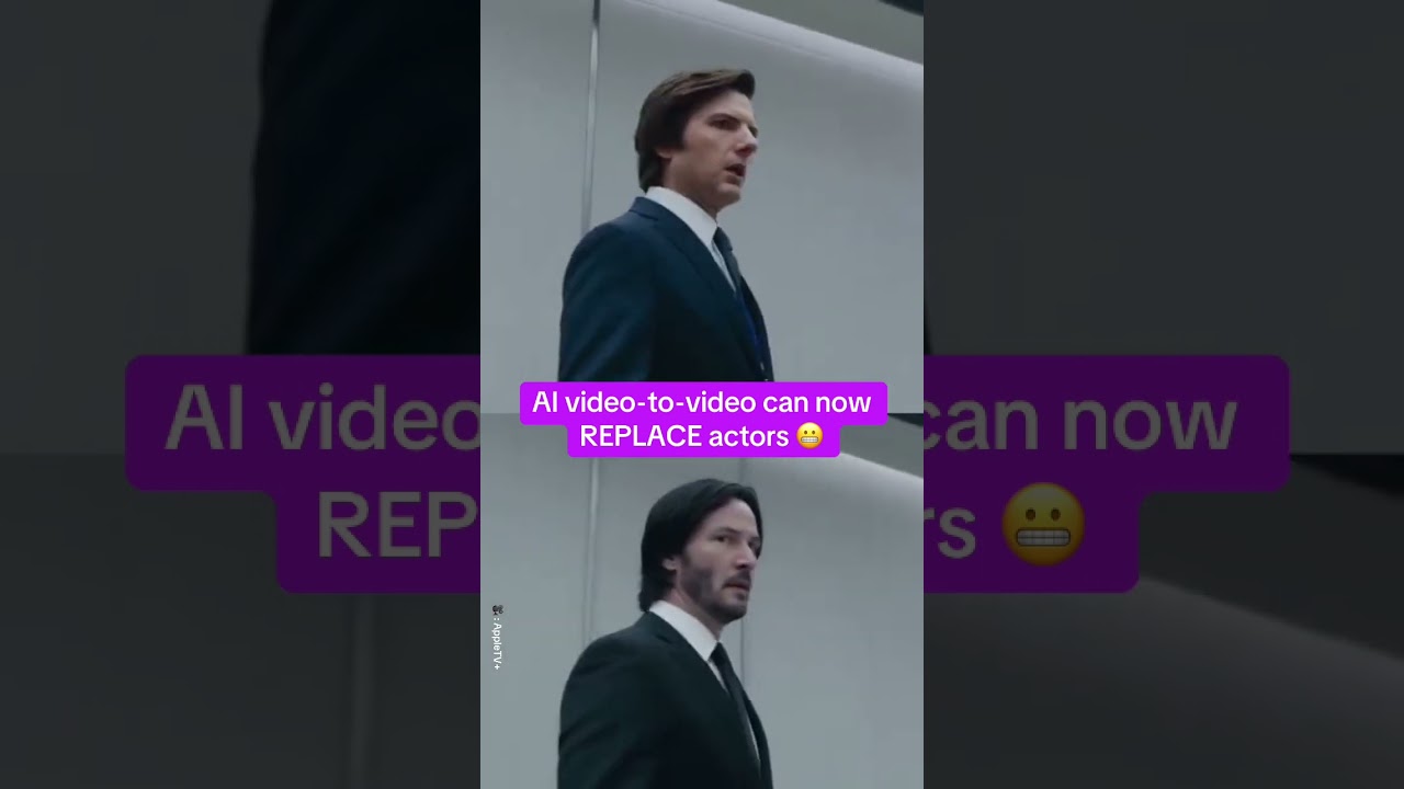 AI video-to-video can now REPLACE actors 😬