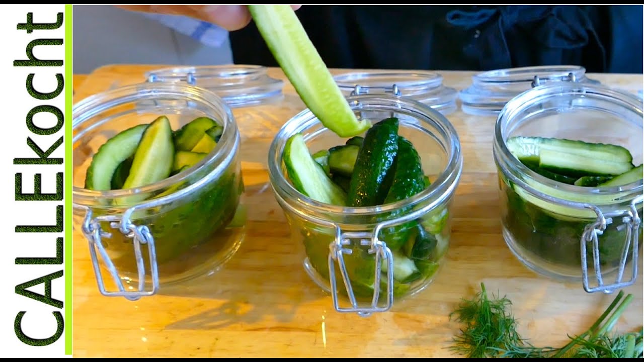 Gewürzgurken selber machen und einmachen. Omas Rezept