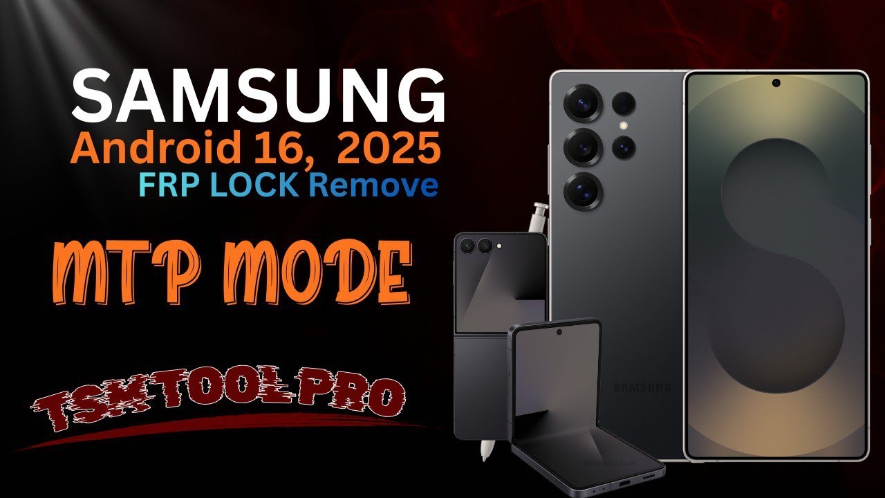 Remove FRP Lock Samsung Android 16 By TSM TOOL PRO