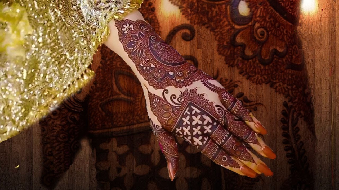 Learn Kashees Mehndi Design In Slow motion| Beautiful Arabic Mehandi Design 2020