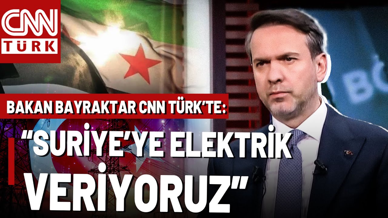 Enerji Bakanı Alparslan Bayraktar CNN TÜRK'te Açıkladı: 