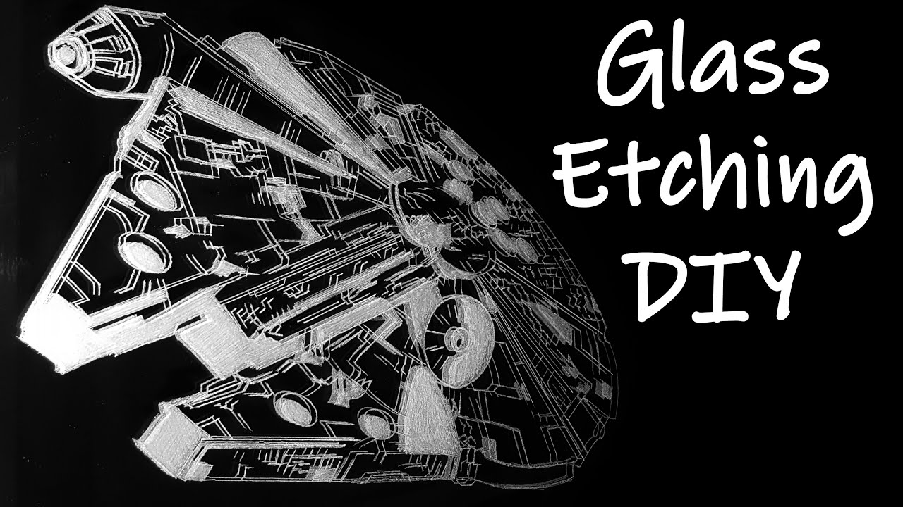 Etching Glass Mirror with a Dremel and engraving bits to save an old beat up mirror from the trash.