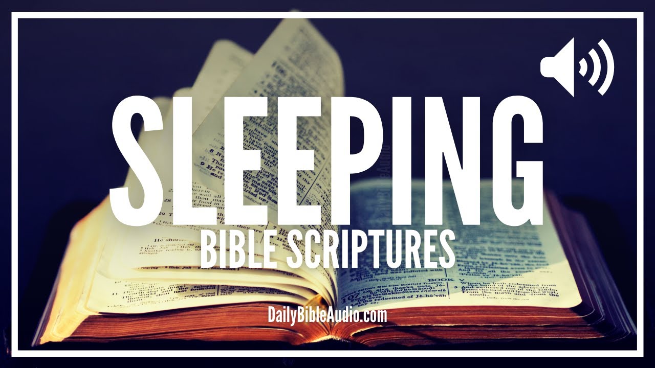Scriptures On Sleeping | What Does The Bible Say About Sleep | Sleep Bible Verses