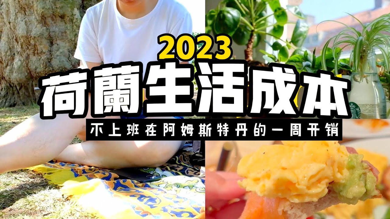 荷兰生活vlog｜不上班在阿姆斯特丹的一週生活開銷，荷兰生活开支2023，生活省钱小技巧