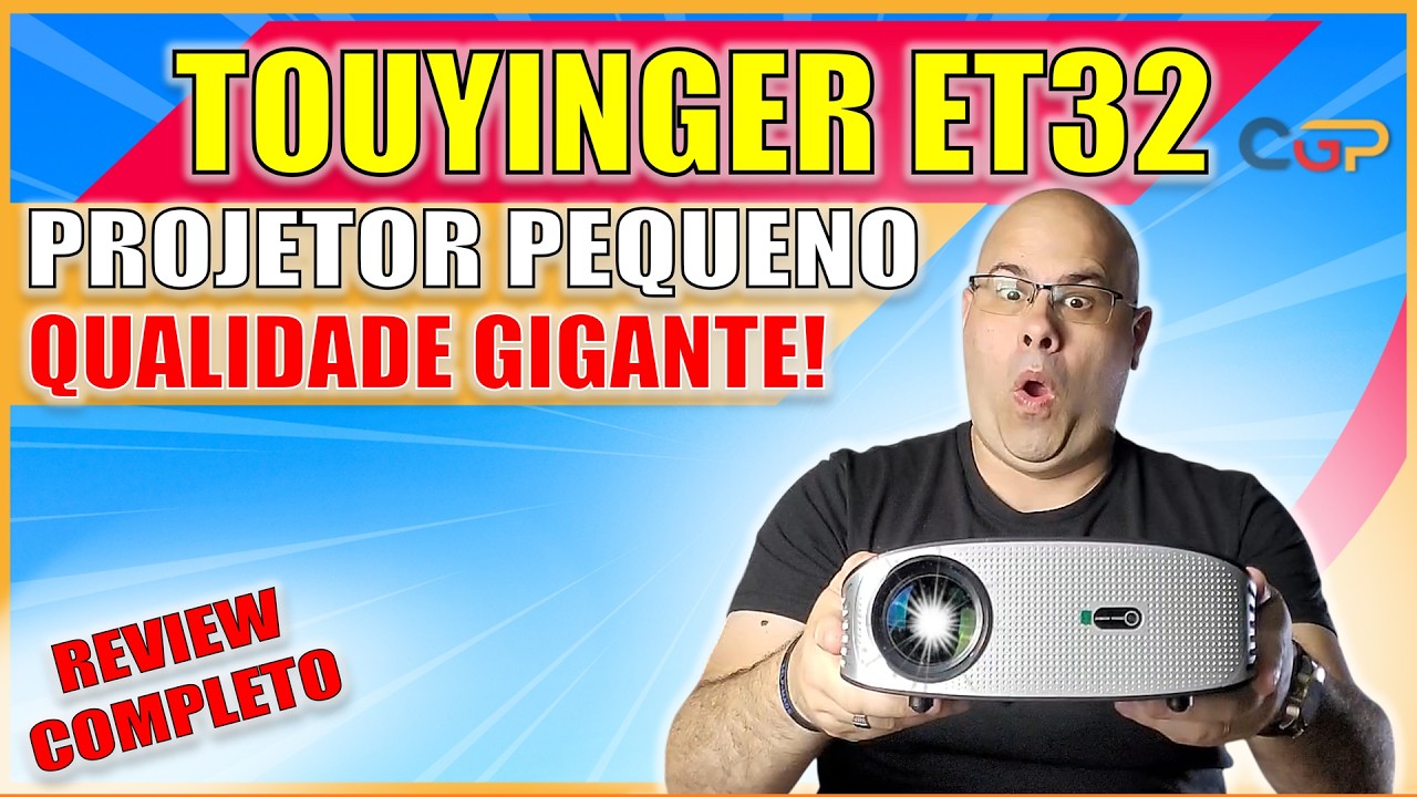 MELHOR CUSTO BENEFÍCIO EM QUALIDADE DE IMAGEM ATÉ O MOMENTO! PROJETOR TOUYINGER ET32 MINI. Geek463