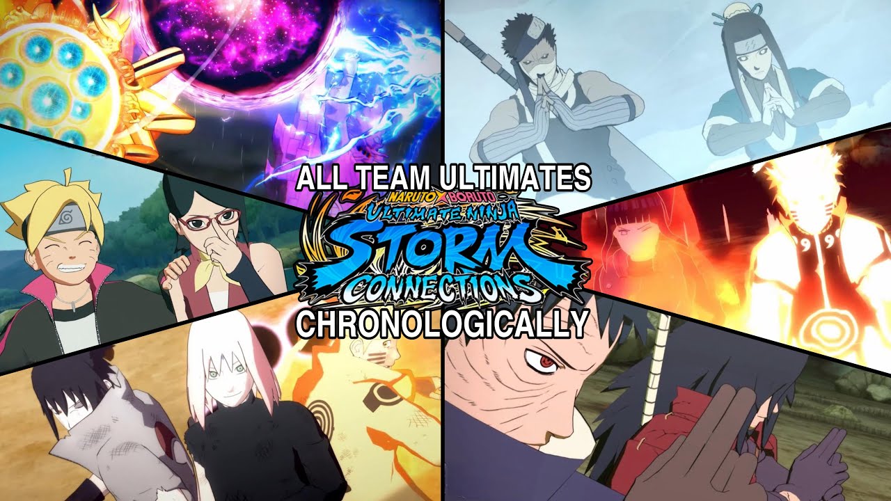 Все командные дзюцу в Naruto x Boruto Ultimate Ninja Storm: связи в хронологическом порядке