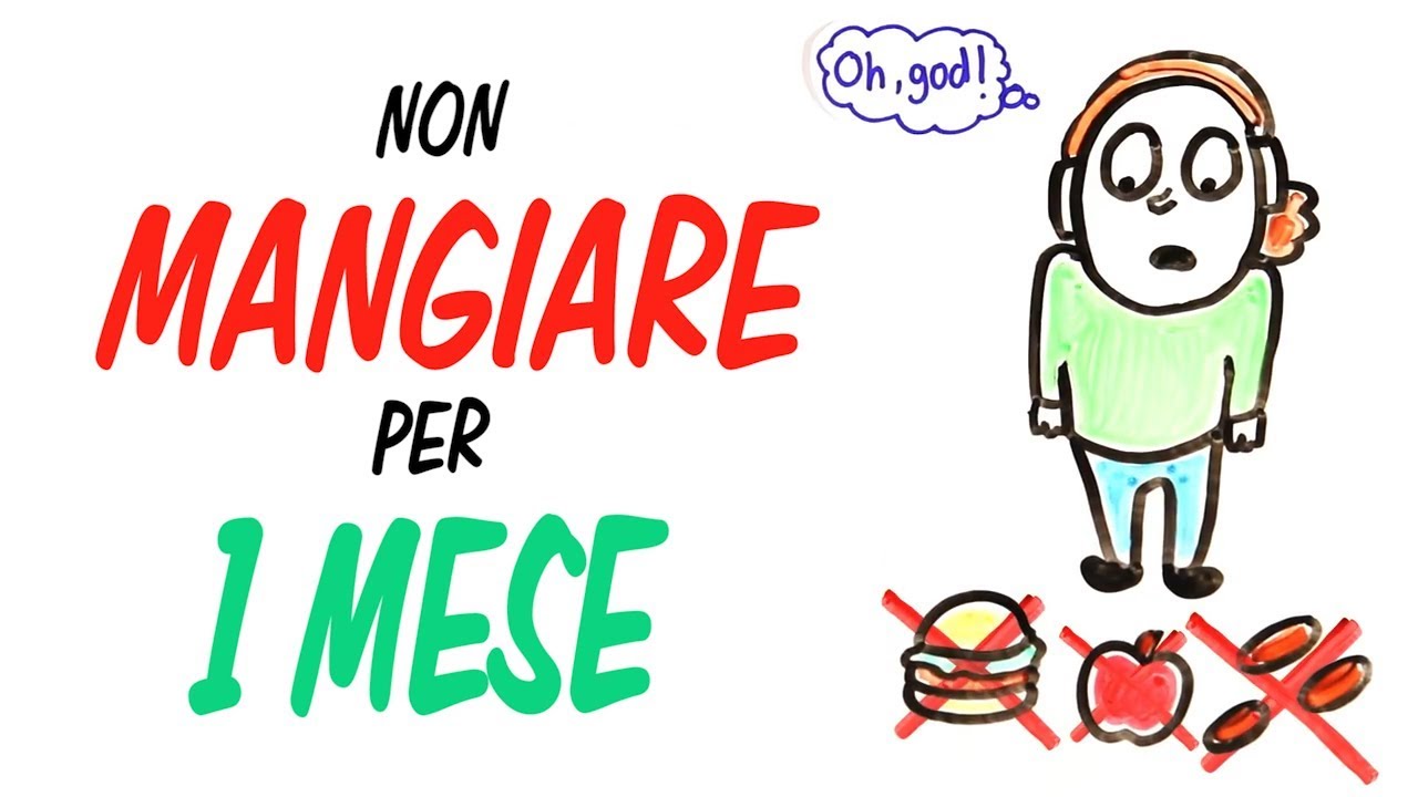 Cosa succede a NON MANGIARE per un MESE? Gli effetti del DIGIUNO