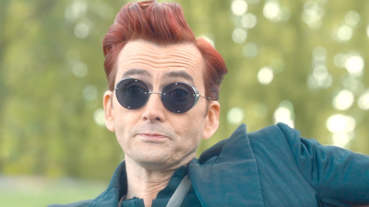 Season 2, Episode 1: too much brightness to see Crowley's eyes better