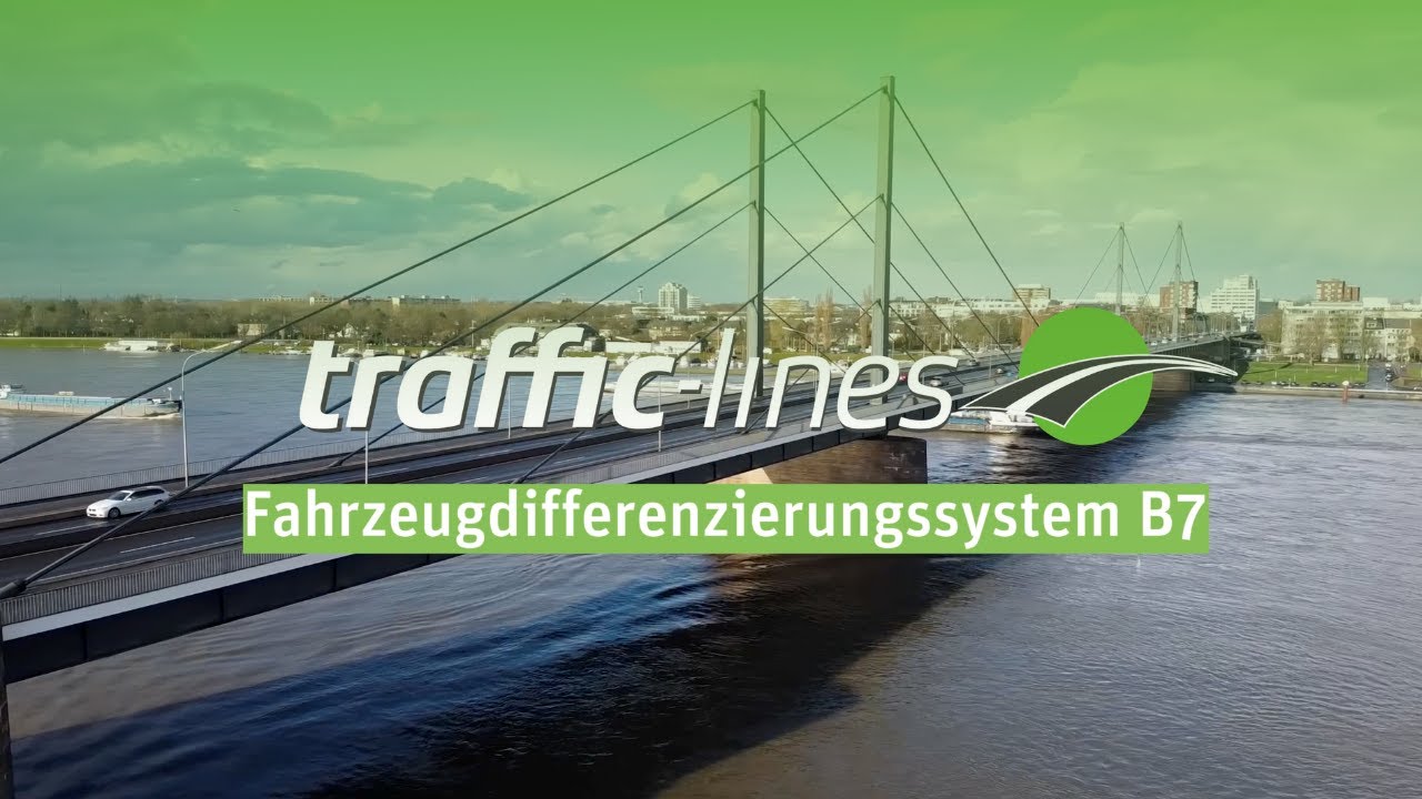 traffic-lines – Fahrzeugdifferenzierung | Düsseldorf | Theodor-Heuss-Brücke