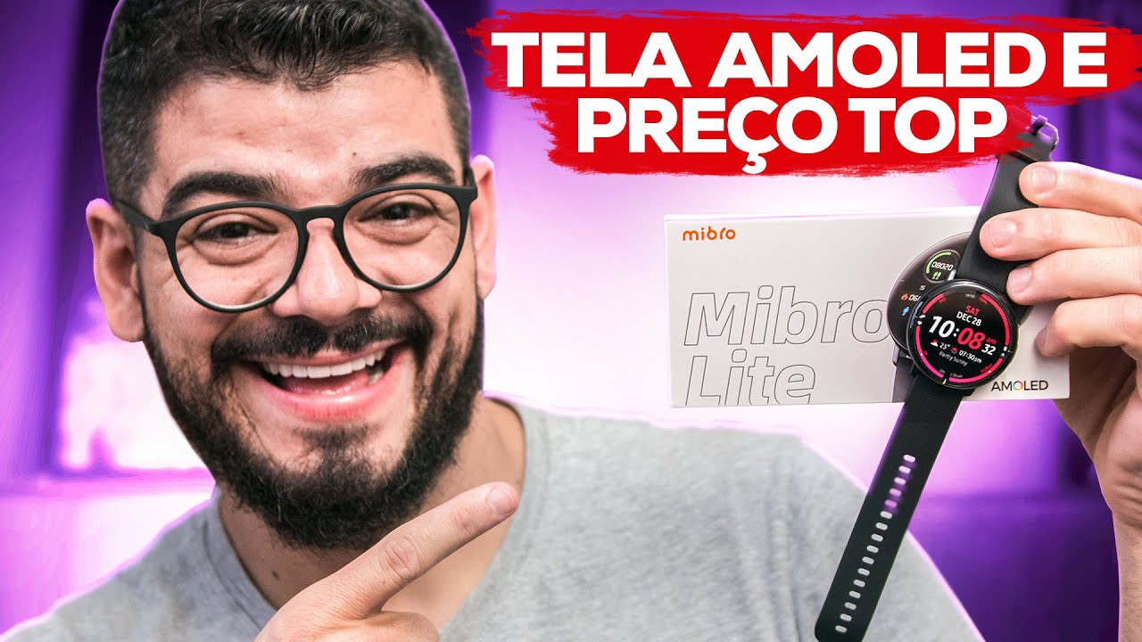 Novo Smartwatch da Xiaomi com tela  AMOLED! Mibro Lite Review