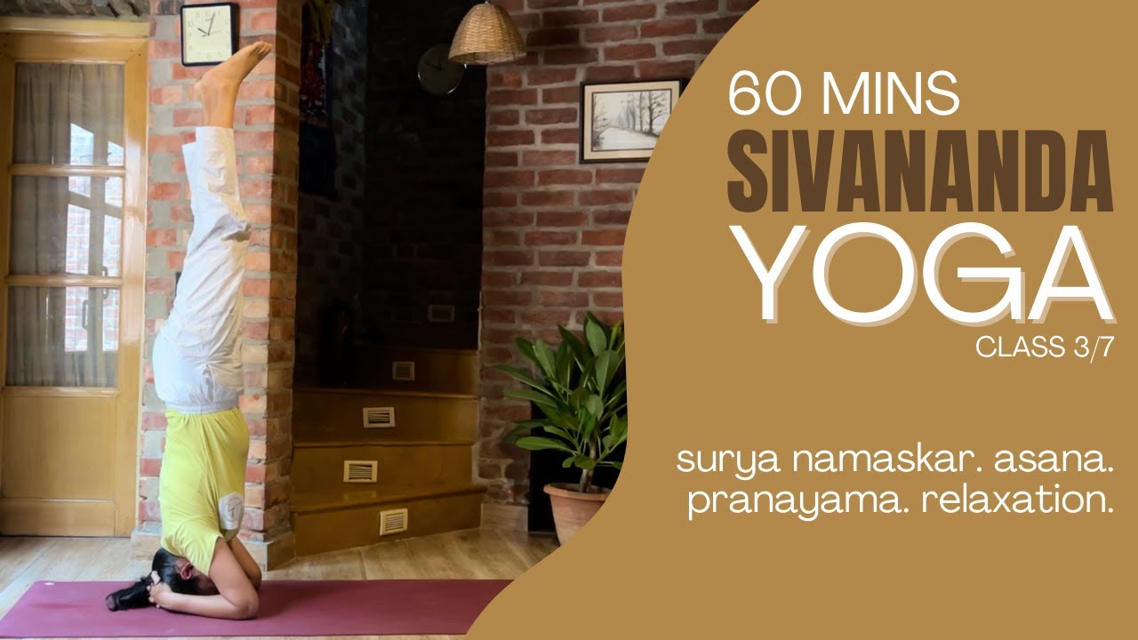 Sivananda Yoga 60 minutes - 3/7