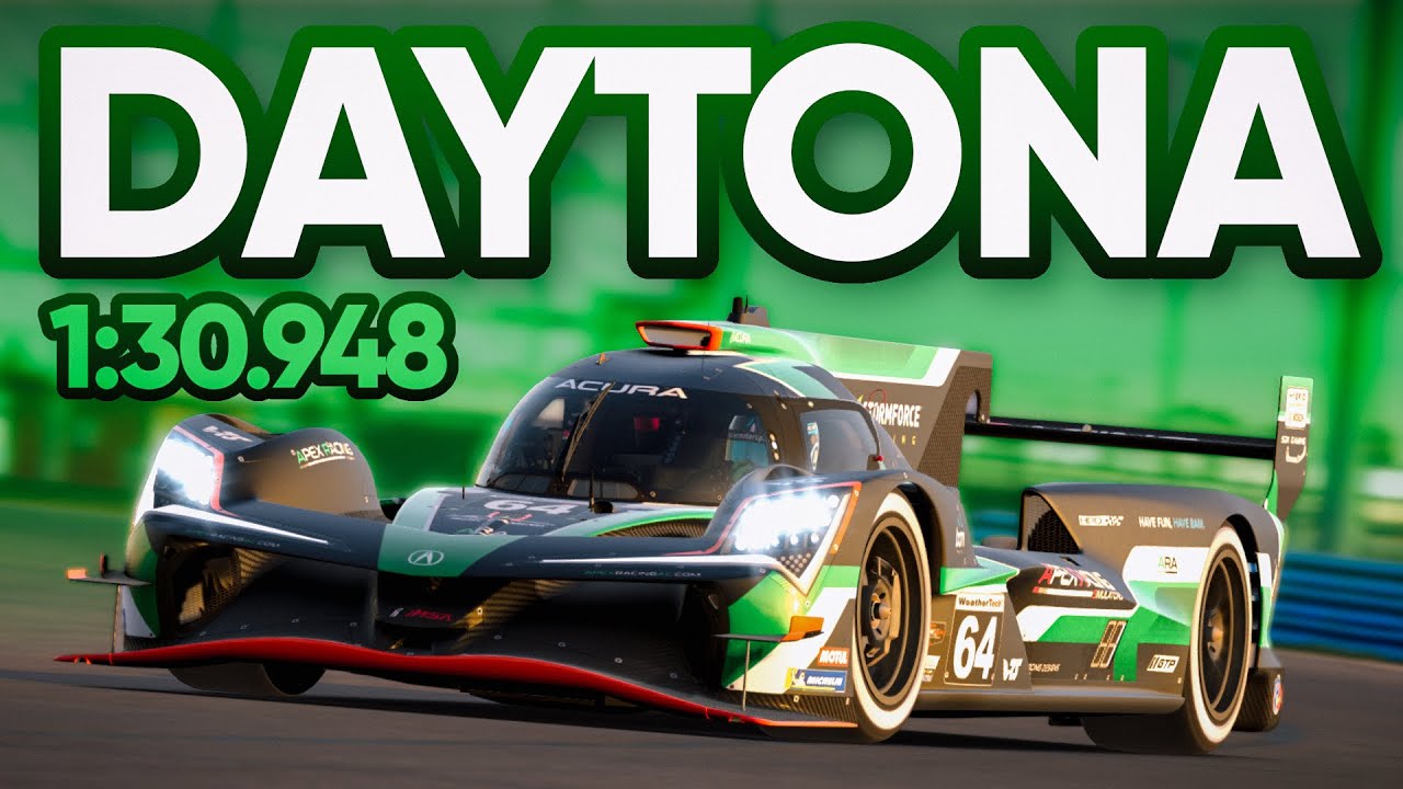 Руководство по кругу iRacing Daytona 24h GTP | 1:30.948