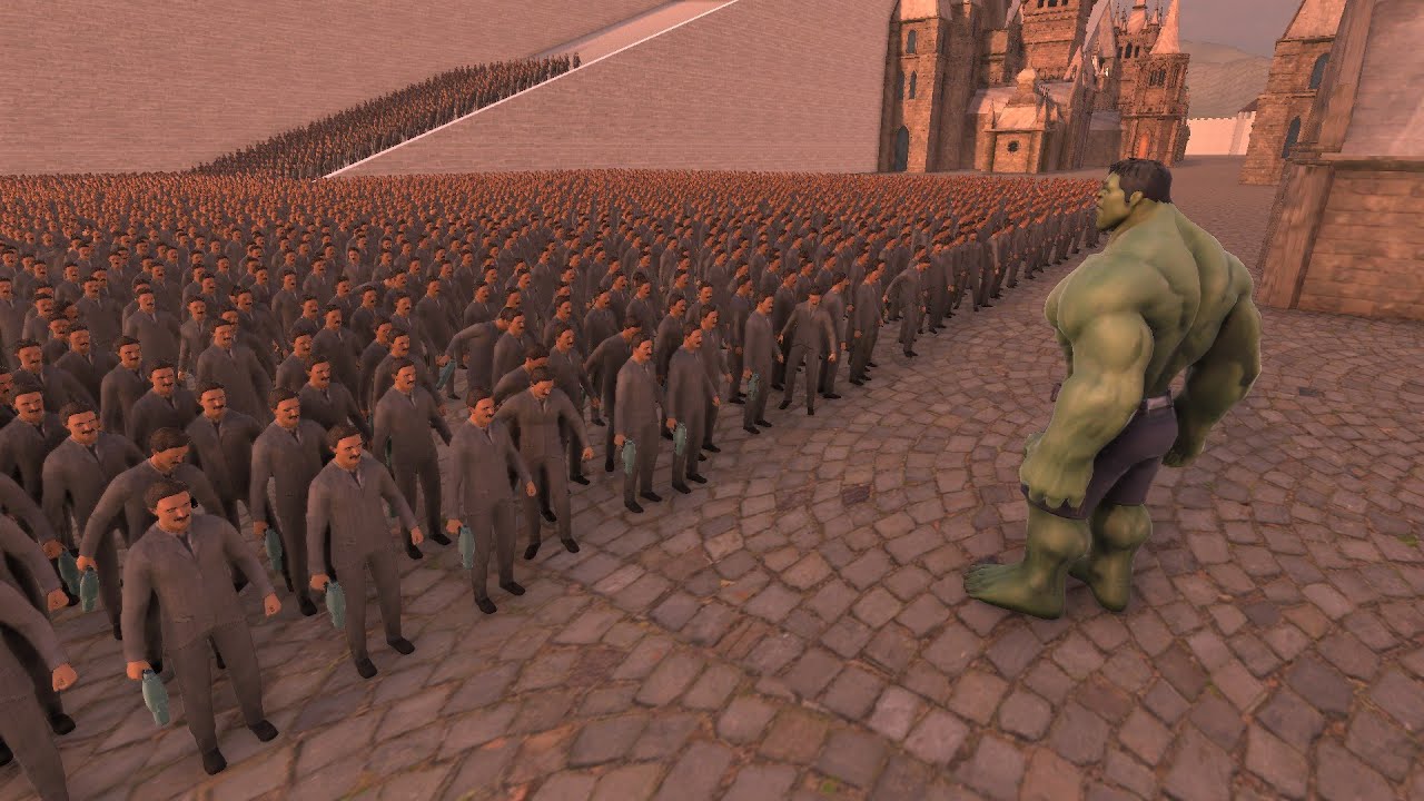 Hulk vs 10,000 Nikola Teslas | UEBS 2 Epic Battle