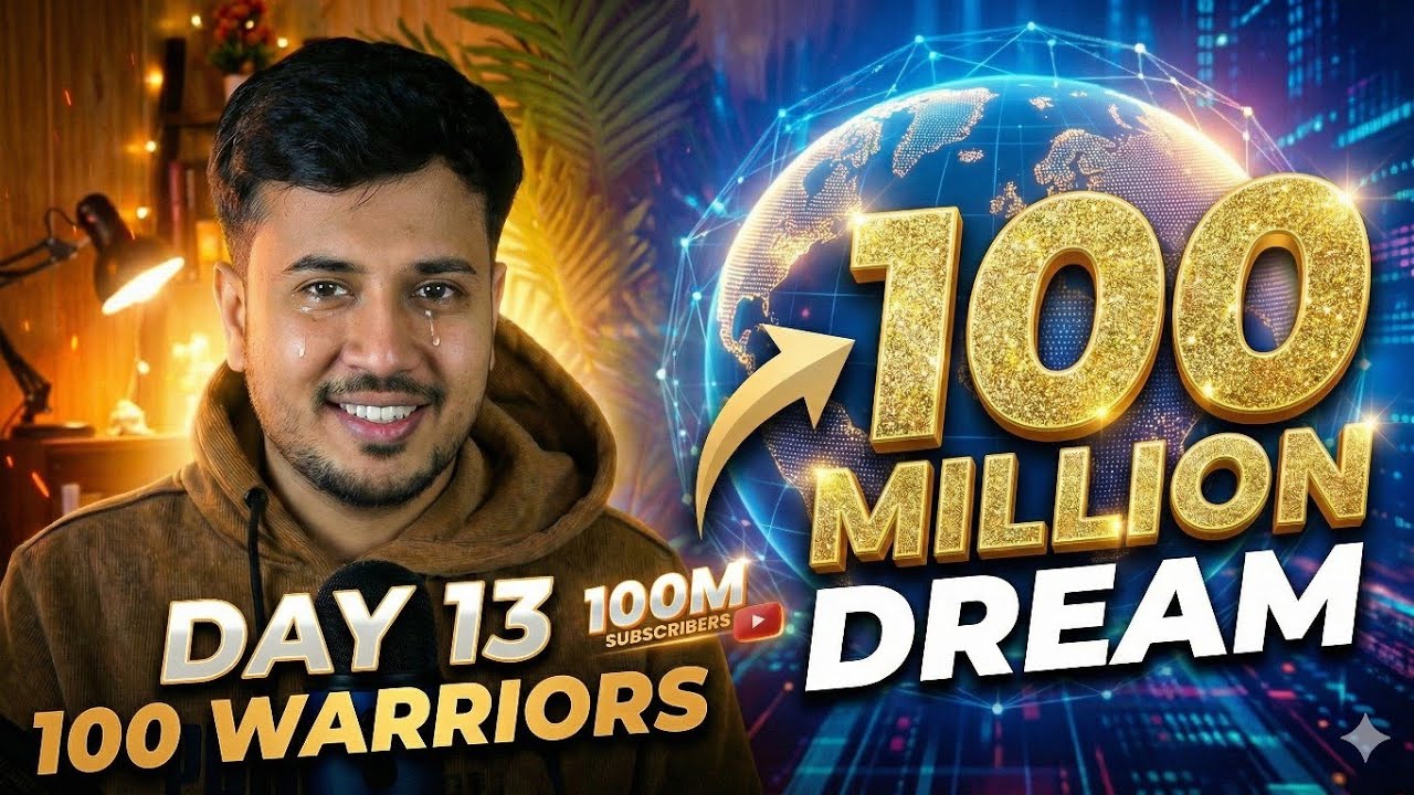 Patna Se 100 Million Ka Safar! 🚀 100 Subscribers Milestone | Day 13: Project BEYOND 