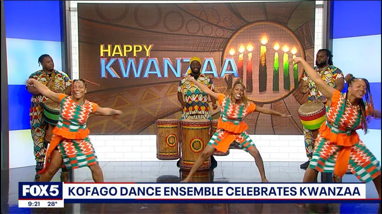 KOFAGO performs on UMOJA (Unity) the first day of Kwanzaa, Thursday, December 26 2024, on FOX 5 NY