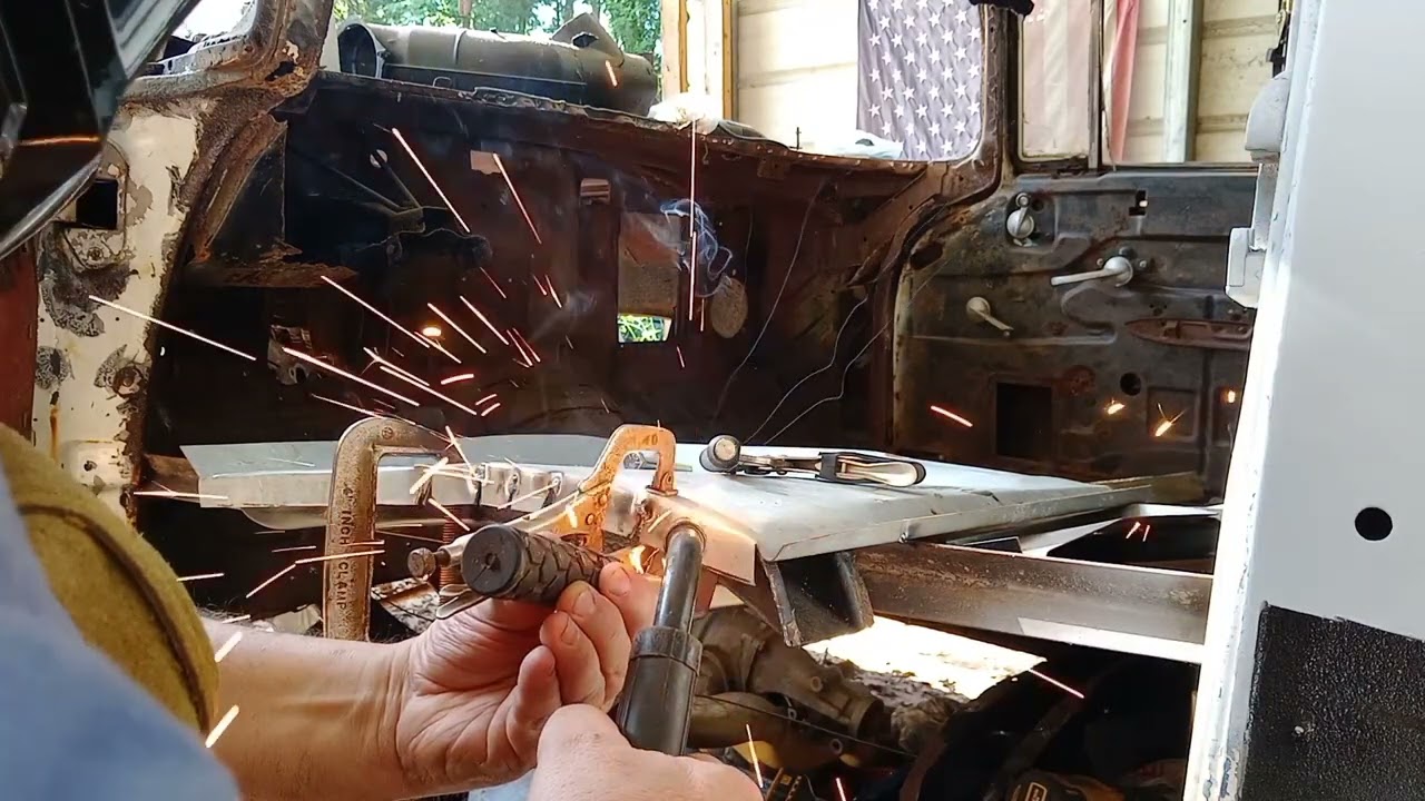 The mistake of Ordering the Cheap 57 Chevy TRI- Five Floor Patch Panels and How to make them fit !!