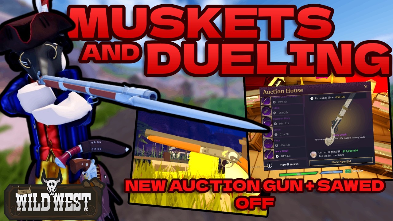 Обновление 4.4 &laquo;Дуэли и мушкеты&raquo; в The Wild West УЖЕ ЗДЕСЬ! | The Wild West Roblox
