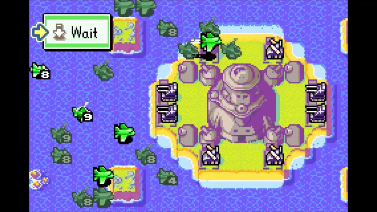 [Advance Wars 2] (Old)Mission 25: Sea Fortress (300 S-rank)