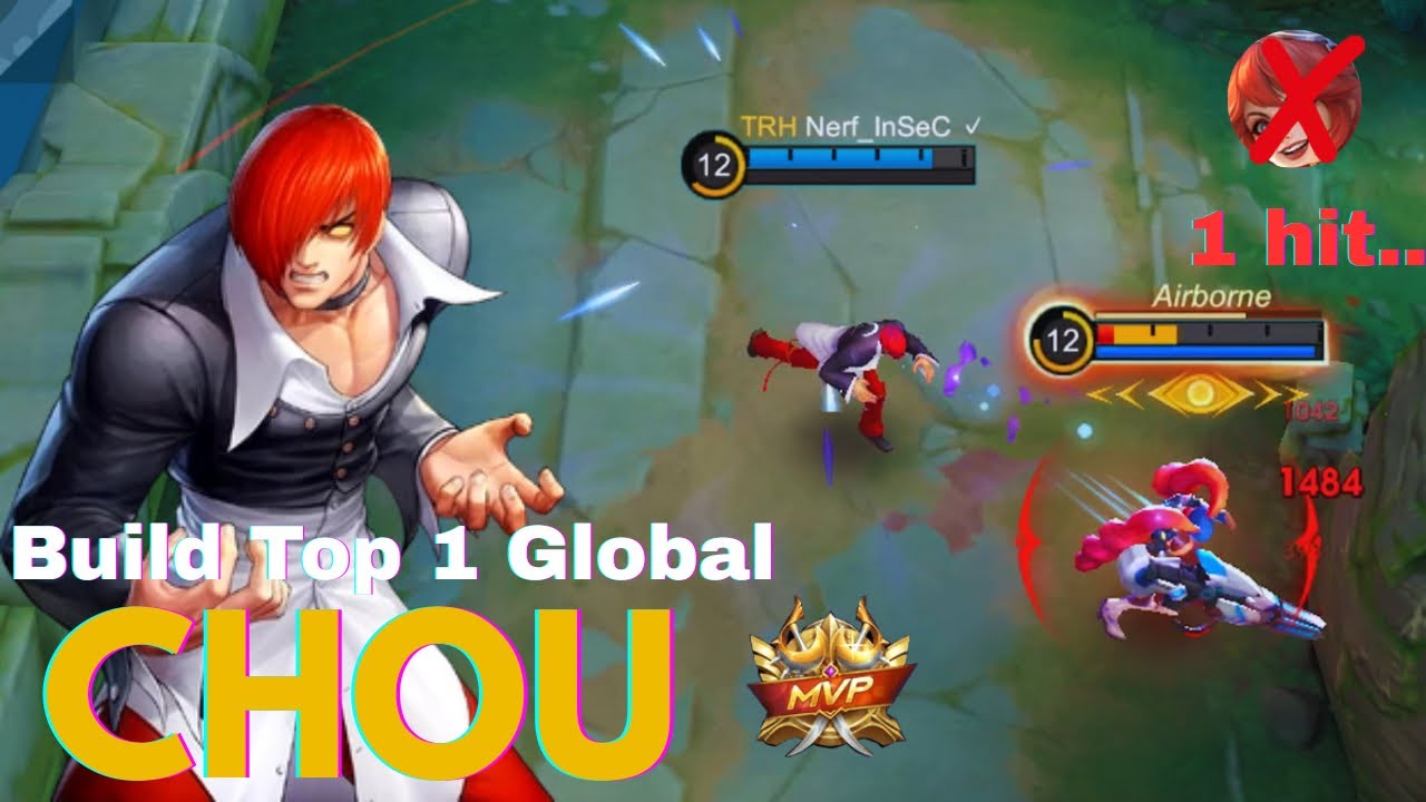 INSANE 1-Hit Build Chou | Top 1 Global Combo Guide + Damage Proof! Mobile Legends