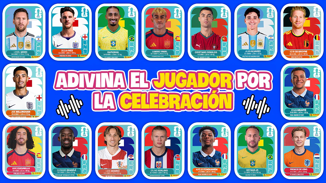 &iexcl;Adivina LOS FUTBOLISTAS por su CELEBRACI&Oacute;N! ⚽🔥MUNDIAL 2026🏆 | Messi, Yamal, Ronaldo, Mbappe, Neymar
