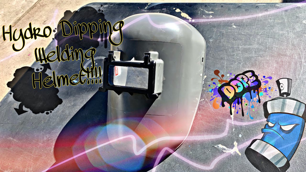 Hydro Dipping A Welding Helmet. 💦