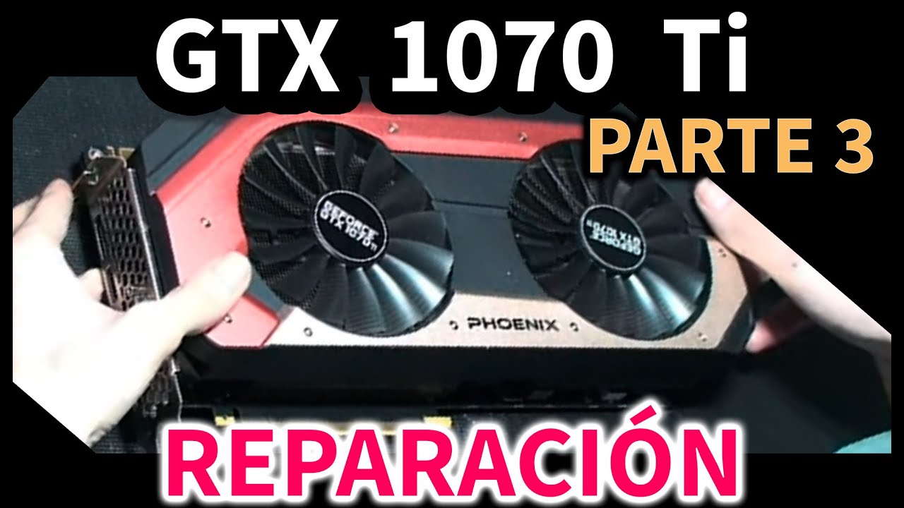 Reparación GTX 1070 Ti (Parte 3 ) | La GPU no está muerta | Riser del revés | Fallo carril datos