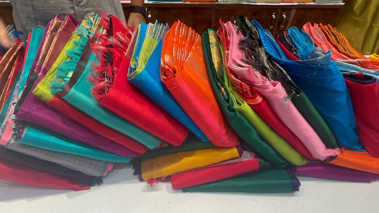 1+1 Offer On Mangalagiri Pattu Sarees // Mangalagiri Pattu
