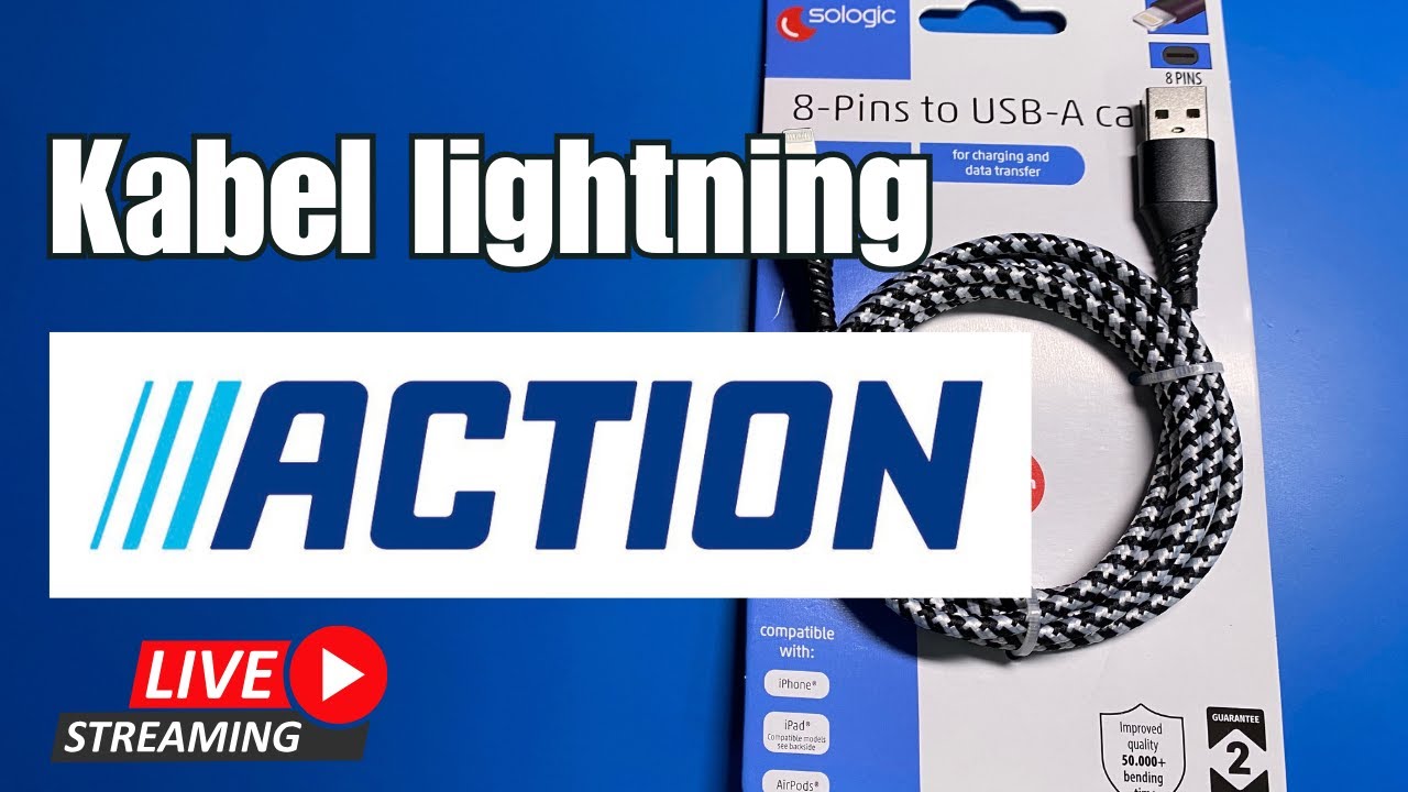 Kabel lightning z action - sprawdzam