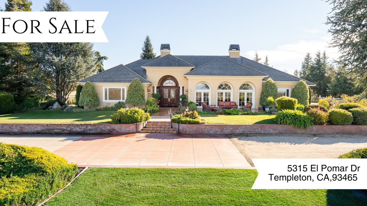A Private 20-Acre Templeton Estate | Living, Hosting & Retreat | 5315 El Pomar Dr
