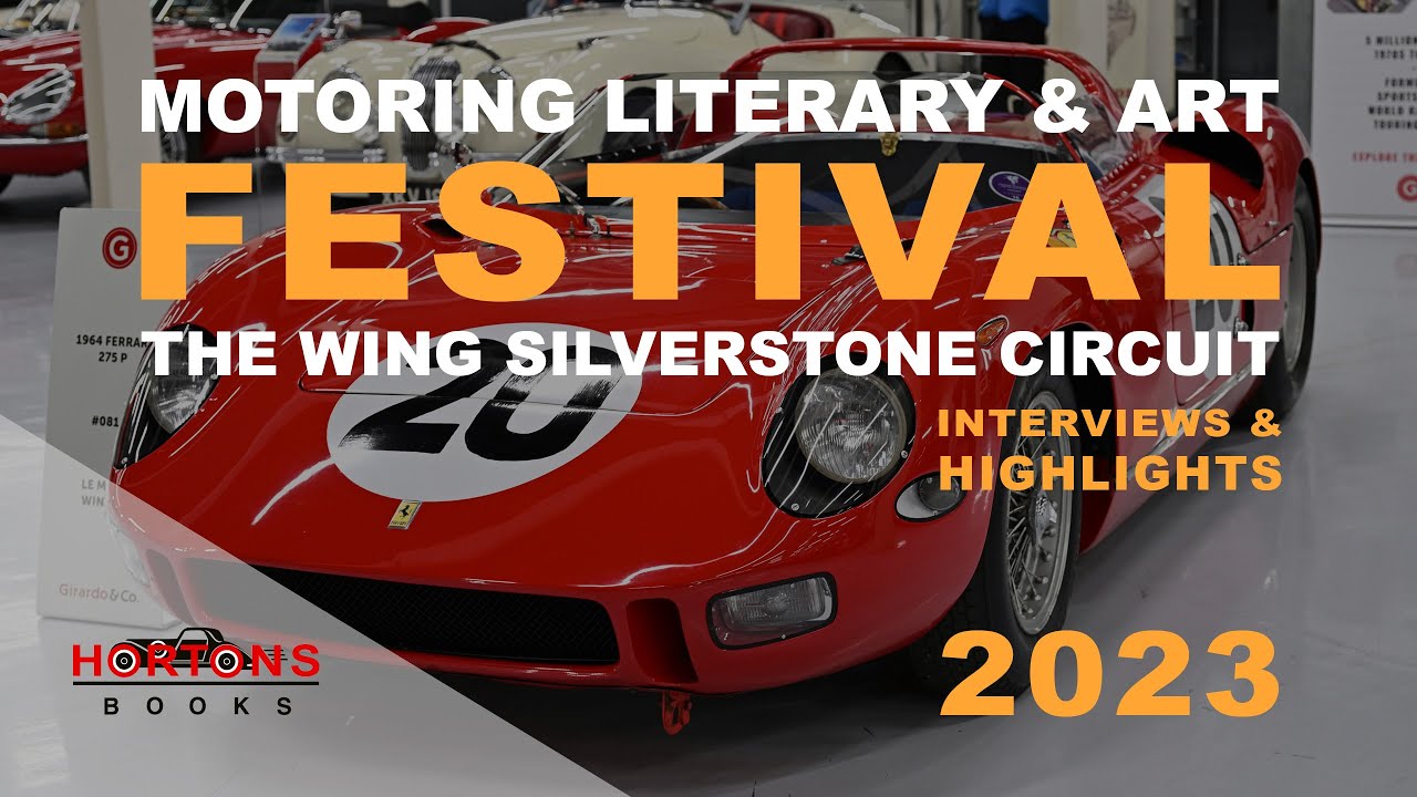Hortons Books at the Motoring Literary & Art Festival 2023 Silverstone Wing