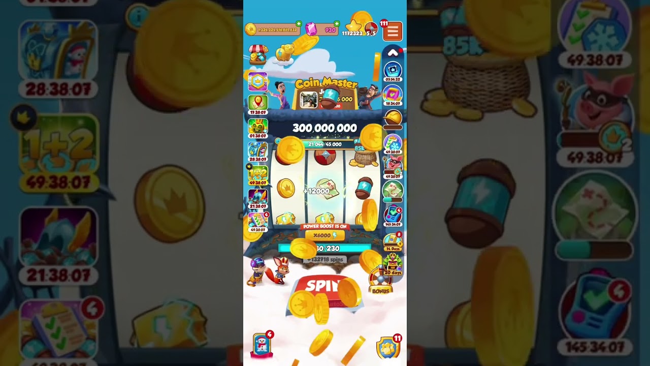 Coin Master 6k outo gameplay 