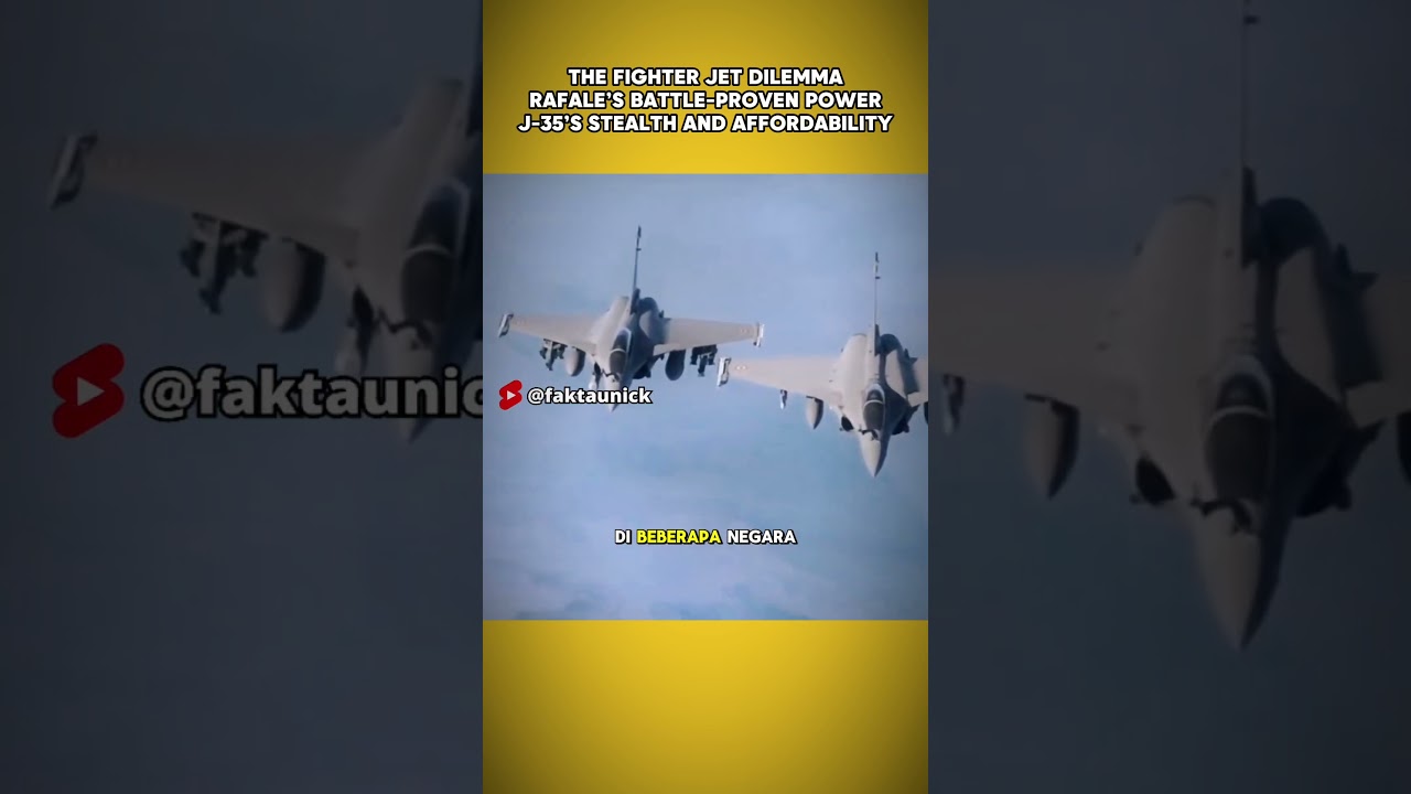 J-35 vs RAFALE ?! Apakah Jet GEN-5 China Lebih WORTH IT?