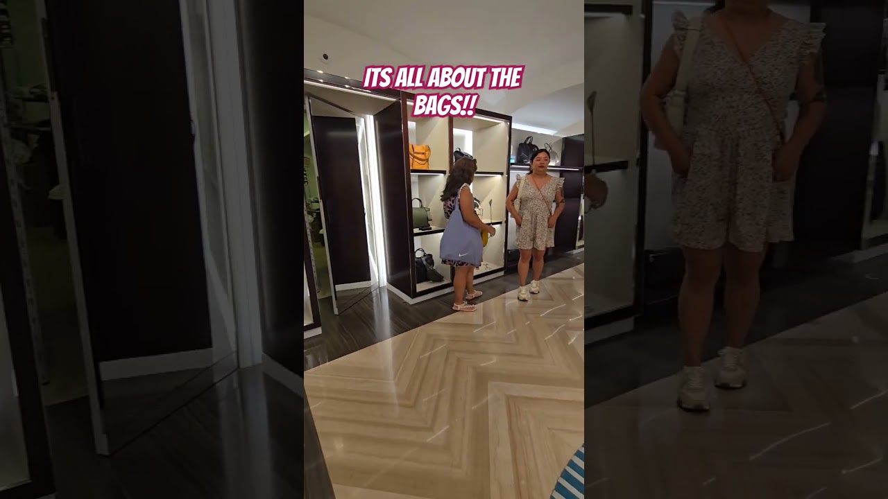 Inside Longchamp Store in Vienna 