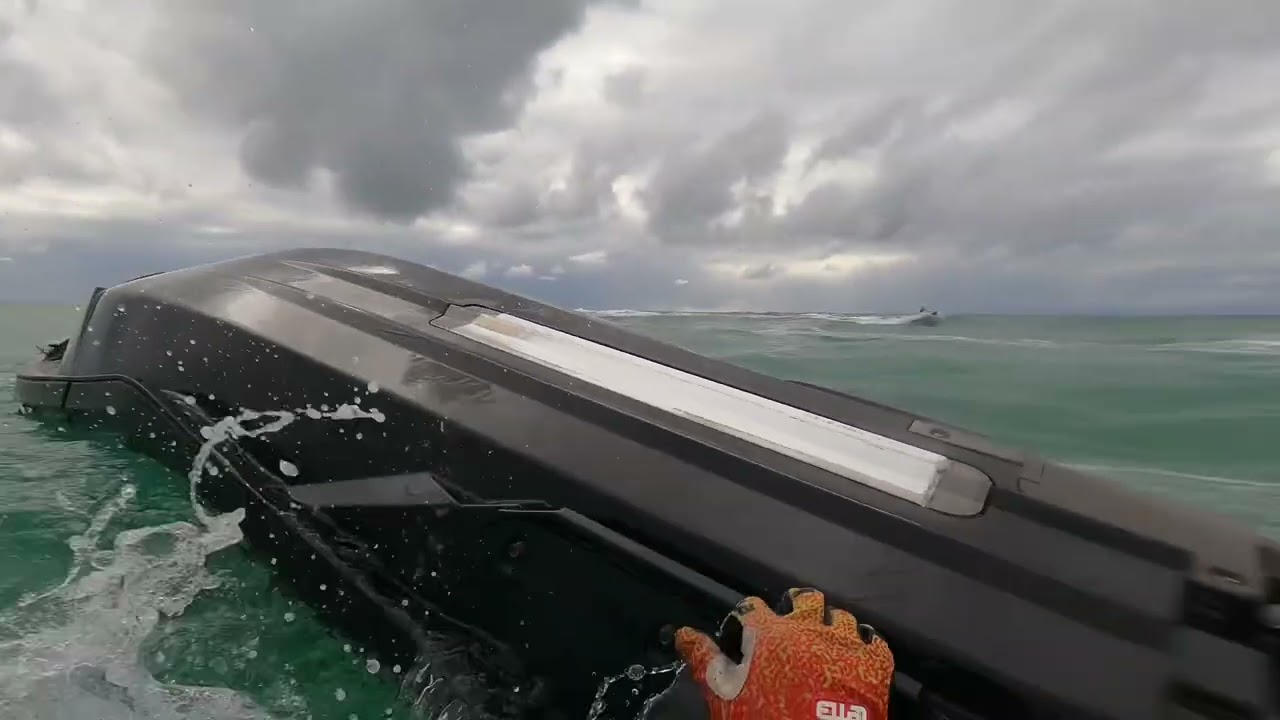 Messy waves, white water and whales Sept 2025 