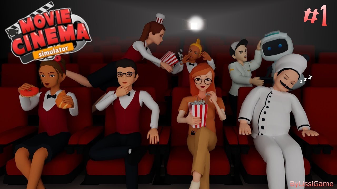 ОТКРЫЛА СВОЙ КИНОТЕАТР! Movie Cinema Simulator #1