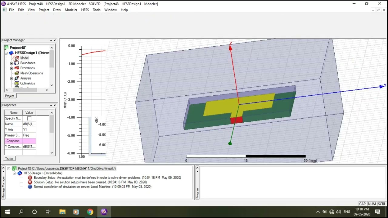 Rectangular Patch Antenna Design in HFSS (part2)