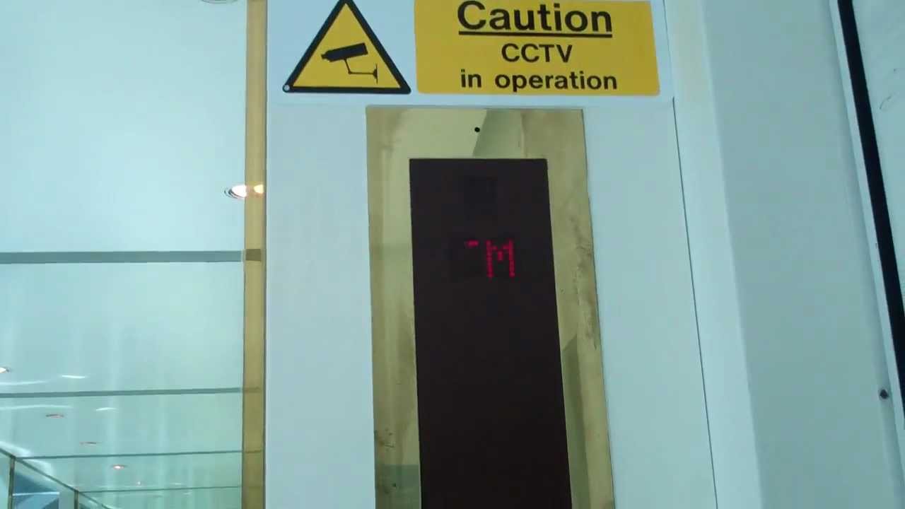 Glass Fujitec lift @ Peacocks Shopping Mall in Woking