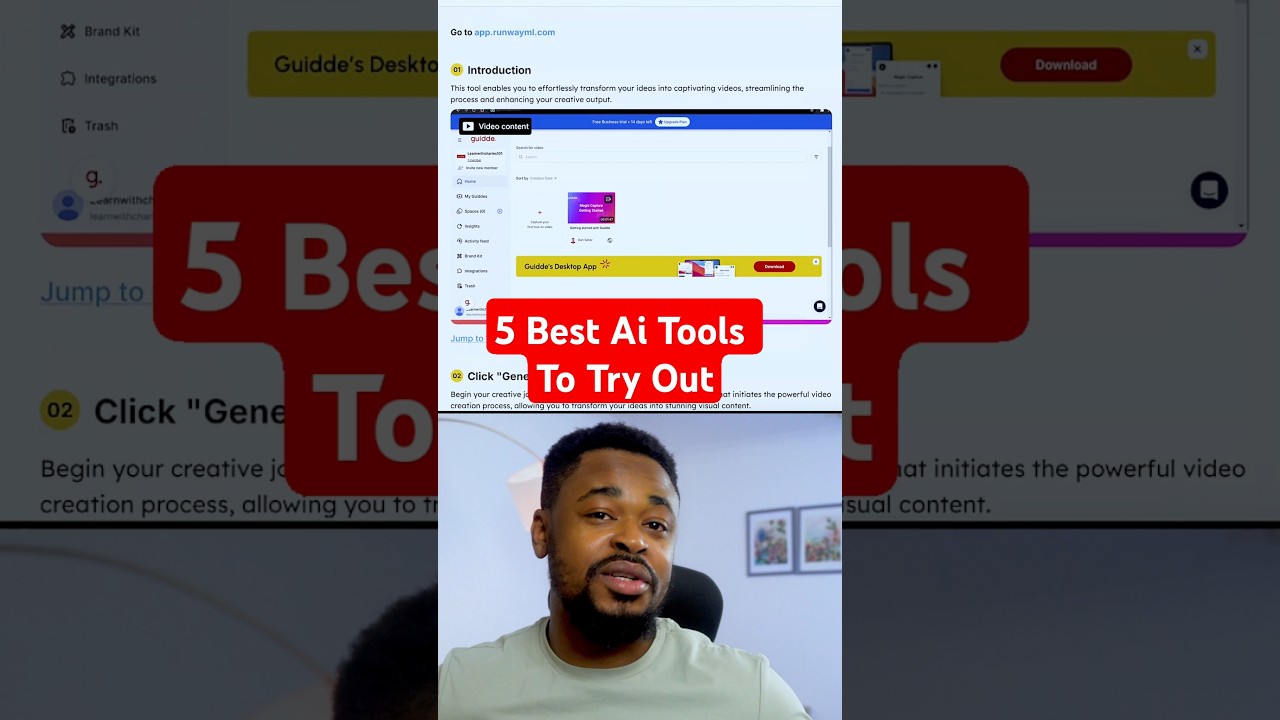 These 5 AI Tools are Mind-blowing  #aitools #aitoolsforbusiness #aitoolsyouneed #bestaitools