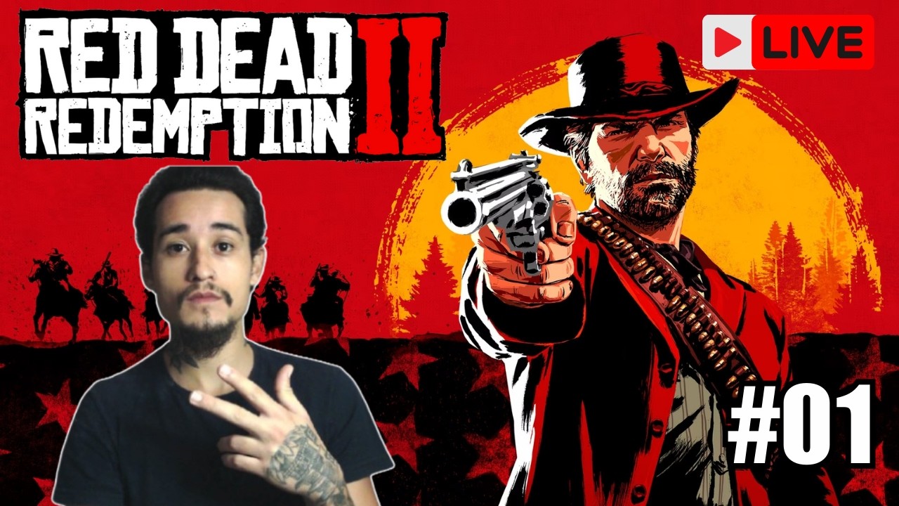 🔴 AO VIVO: Red Dead Redemption 2 | Primeira Vez Zerando #01
