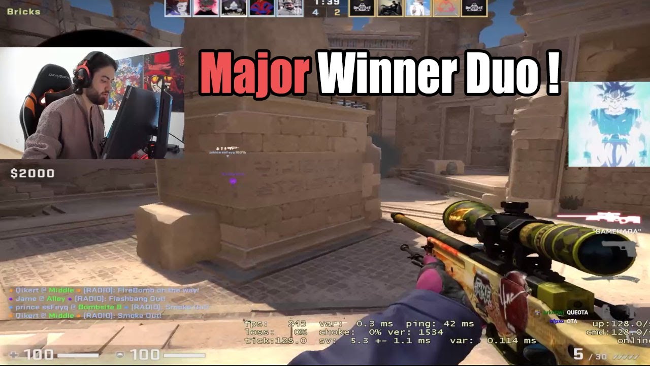 Jame PLAYS FACEIT WITH Qikert🔥(ANUBIS STREAM)